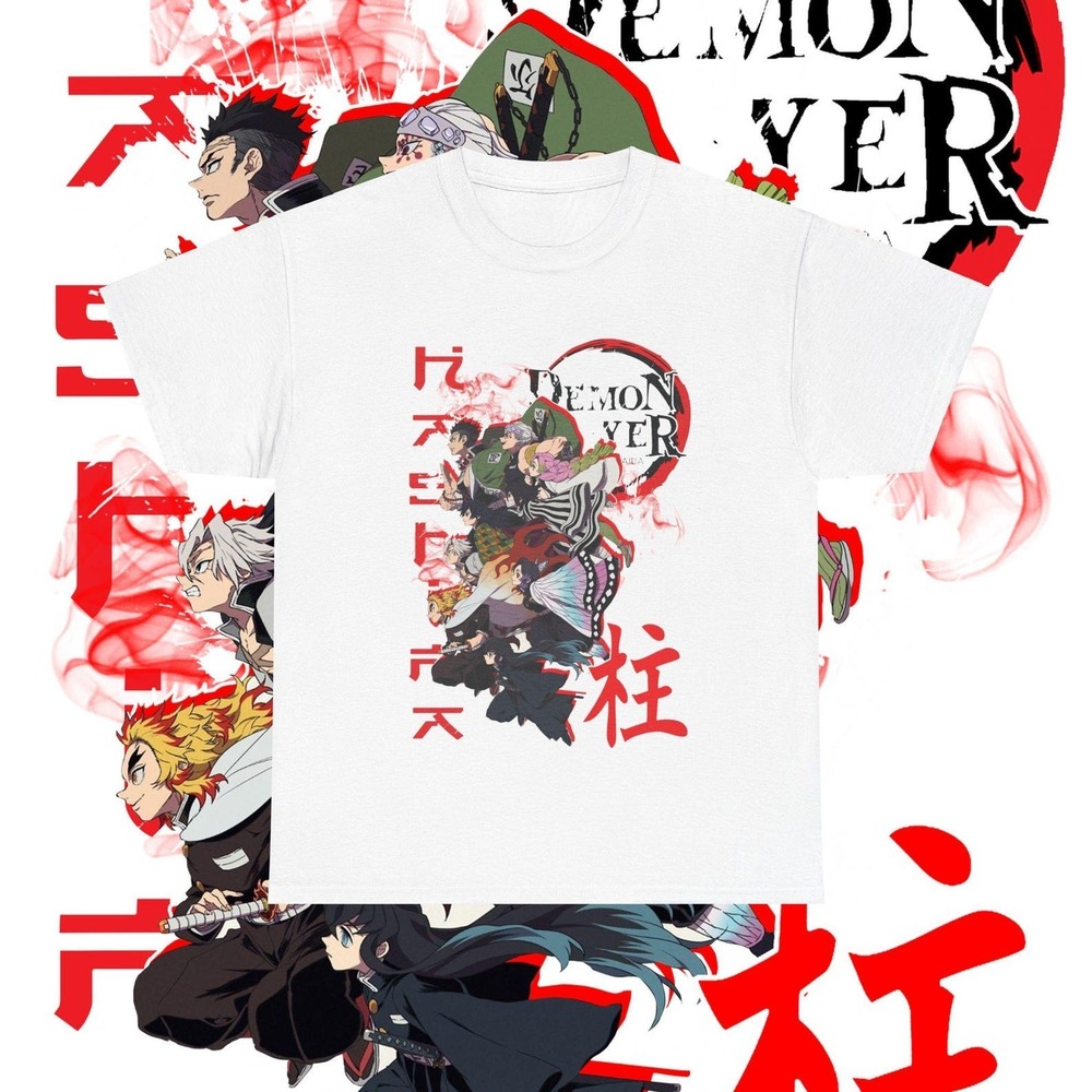 Demon Slayer Corps Shirt, Demon Slayer Shirt White